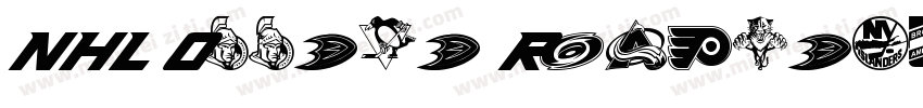 NHL Ottawa Regular字体转换